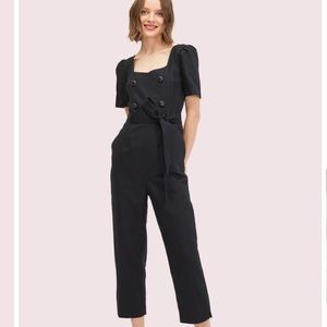 NWT Kate Spade Twill Jumpsuit Size 6